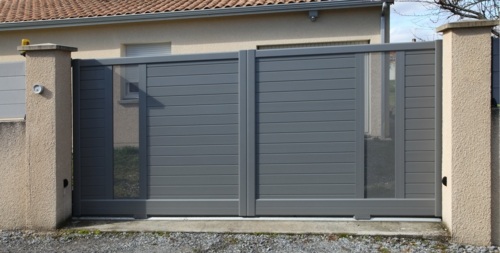 Portail coulissant BK Eléctricité